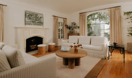 Pellicano Sofa Cream by Moe's Home at Eve Furniture