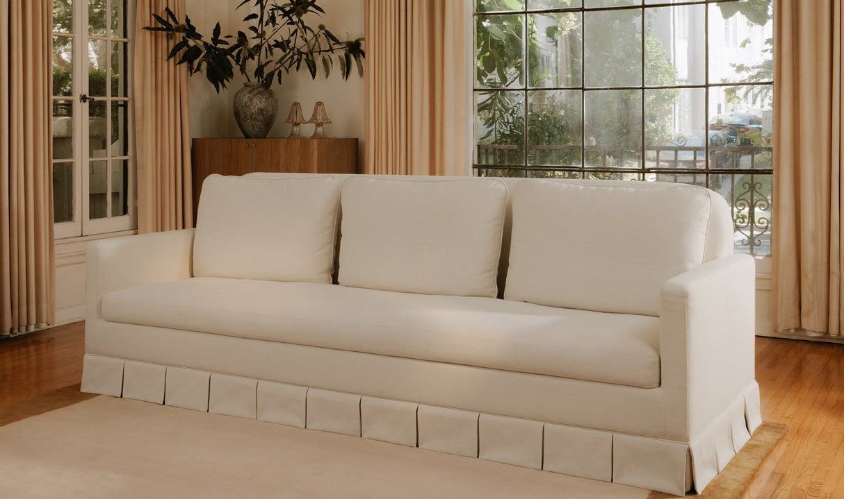 Pellicano Sofa Cream by Moe's Home at Eve Furniture