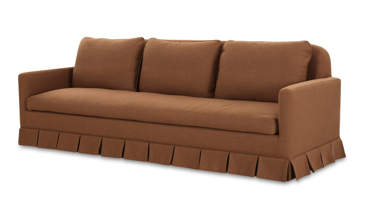 Pellicano Sofa Terracotta by Moe's Home at Eve Furniture