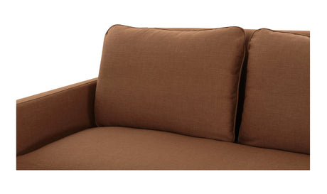 Pellicano Sofa Terracotta by Moe's Home at Eve Furniture