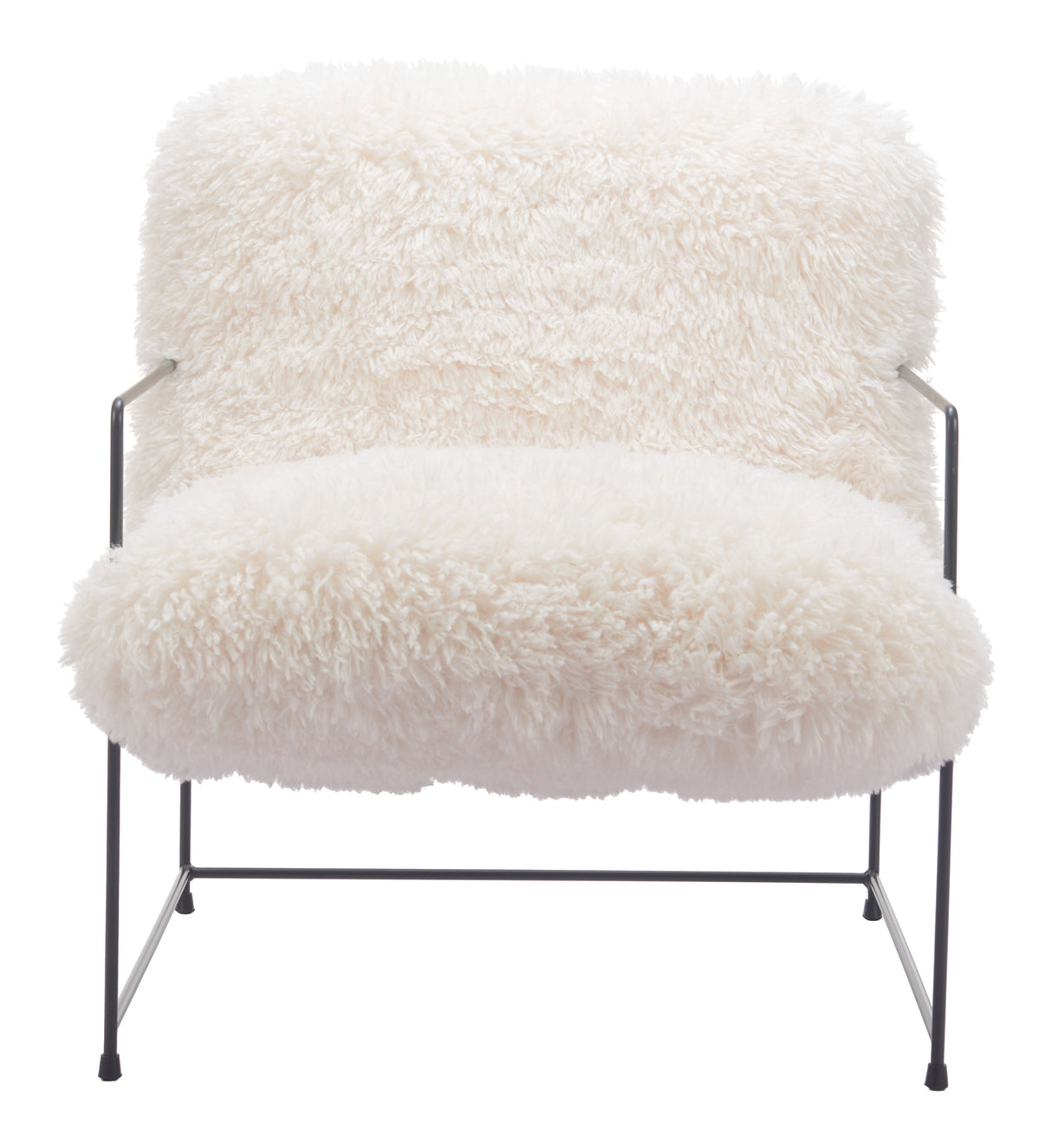 Pelut White Accent Chair by Zuomod at Eve Furniture