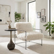 Pelut White Accent Chair by Zuomod at Eve Furniture