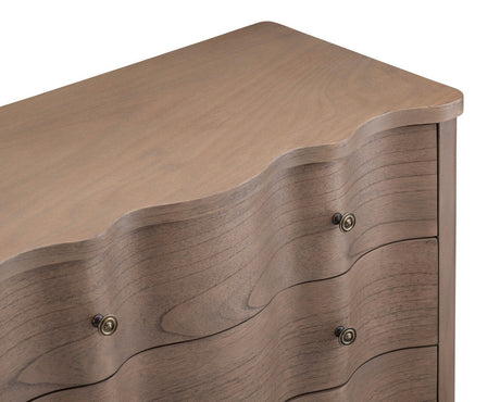 Pembroke Brown Three-Drawer Chest by Crestview at Eve Furniture