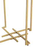 Pembroke Gold/White End Table by Crestview at Eve Furniture