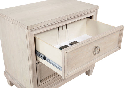 Pembroke Washed Oak 2-drawer Nightstand Bedside Table by Coaster at Eve Furniture