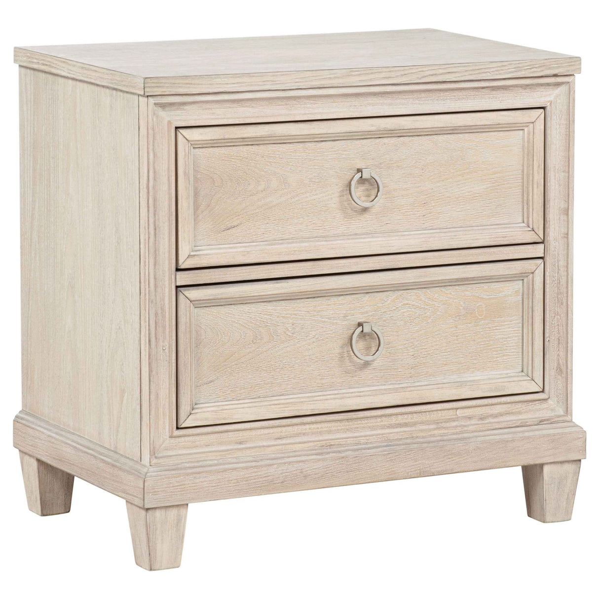 Pembroke Washed Oak 2-drawer Nightstand Bedside Table by Coaster at Eve Furniture