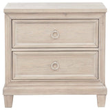 Pembroke Washed Oak 2-drawer Nightstand Bedside Table by Coaster at Eve Furniture