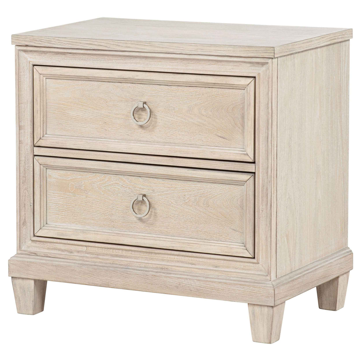 Pembroke Washed Oak 2-drawer Nightstand Bedside Table by Coaster at Eve Furniture