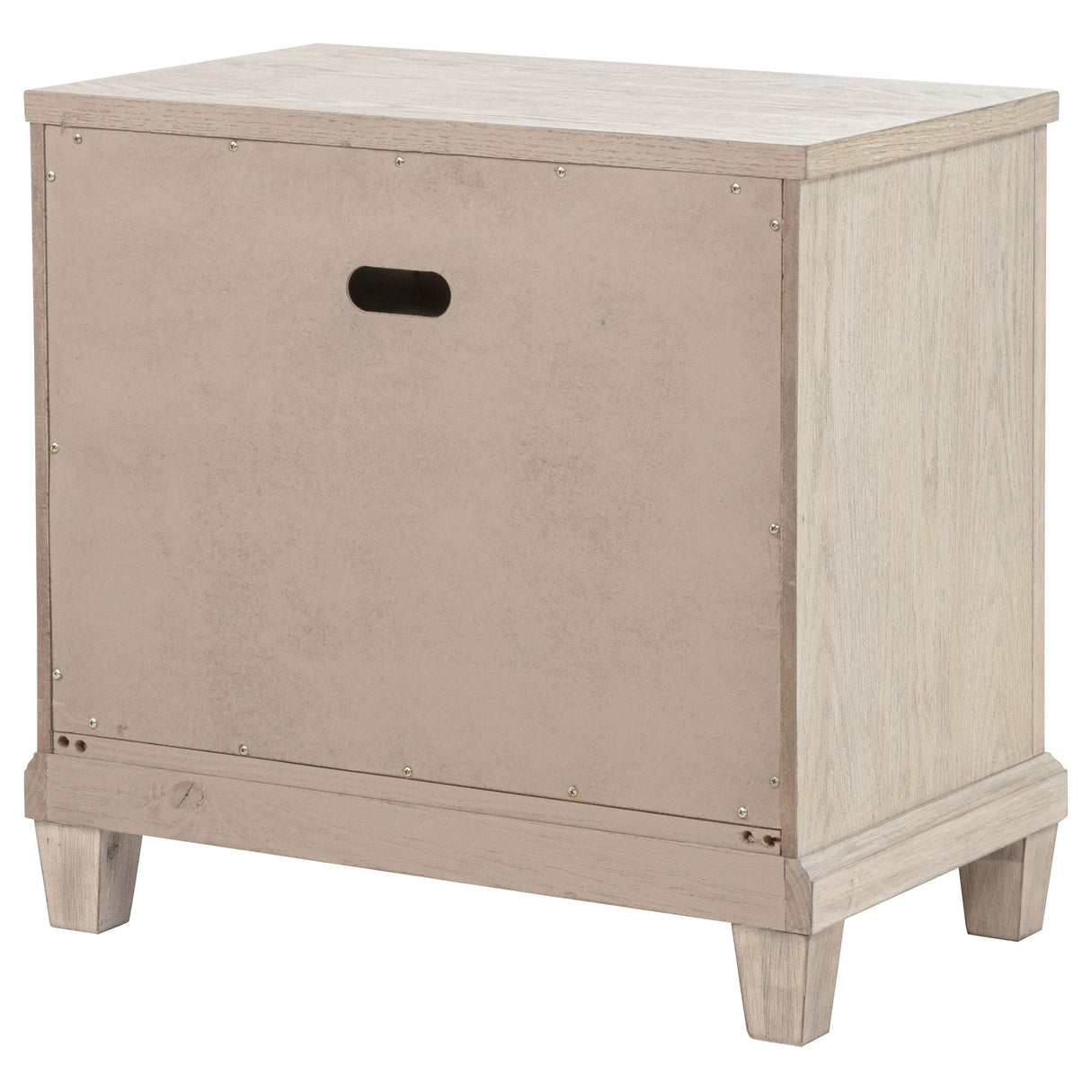 Pembroke Washed Oak 2-drawer Nightstand Bedside Table by Coaster at Eve Furniture