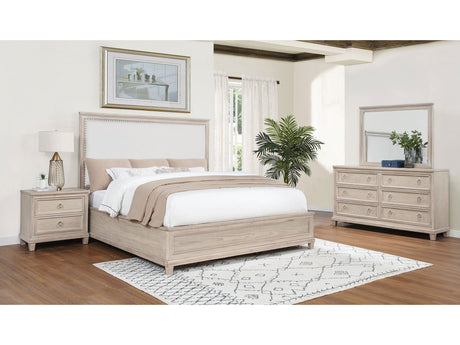 Pembroke Washed Oak 4-piece California King Bedroom Set by Coaster at Eve Furniture