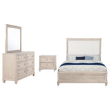 Pembroke Washed Oak 4-piece Queen Bedroom Set by Coaster at Eve Furniture