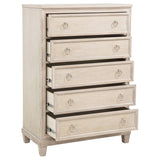 Pembroke Washed Oak 5-drawer Chest of Drawers by Coaster at Eve Furniture