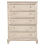 Pembroke Washed Oak 5-drawer Chest of Drawers by Coaster at Eve Furniture