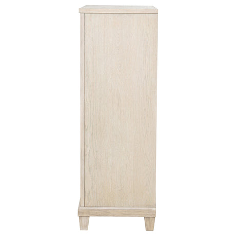 Pembroke Washed Oak 5-drawer Chest of Drawers by Coaster at Eve Furniture