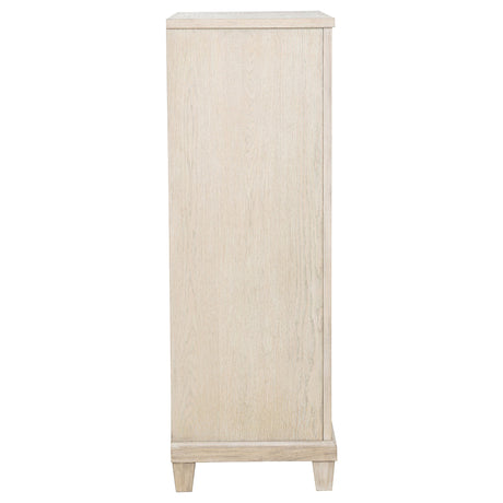 Pembroke Washed Oak 5-drawer Chest of Drawers by Coaster at Eve Furniture