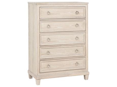 Pembroke Washed Oak 5-drawer Chest of Drawers by Coaster at Eve Furniture