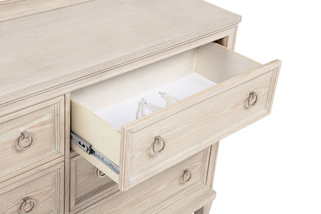 Pembroke Washed Oak 6-drawer Bedroom Dresser Cabinet by Coaster at Eve Furniture