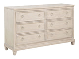 Pembroke Washed Oak 6-drawer Bedroom Dresser Cabinet by Coaster at Eve Furniture
