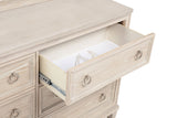 Pembroke Washed Oak 6-drawer Bedroom Dresser with Mirror by Coaster at Eve Furniture
