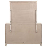 Pembroke Washed Oak 6-drawer Bedroom Dresser with Mirror by Coaster at Eve Furniture