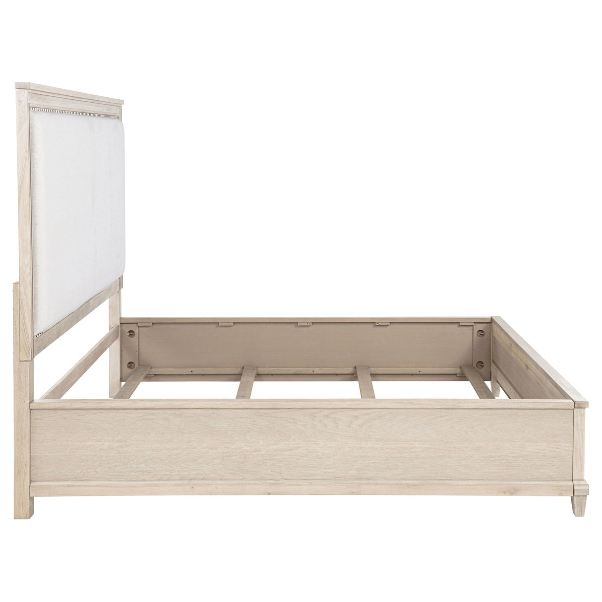 Pembroke Washed Oak 66-inch Eastern King Panel Bed by Coaster at Eve Furniture