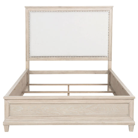 Pembroke Washed Oak 66-inch Queen Panel Bed by Coaster at Eve Furniture