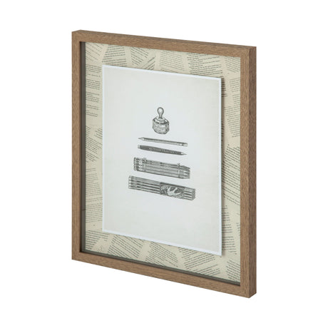 Pencils & Pen by Sam Appleman a Framed Art Print Matted under Glass by Mercana at Eve Furniture