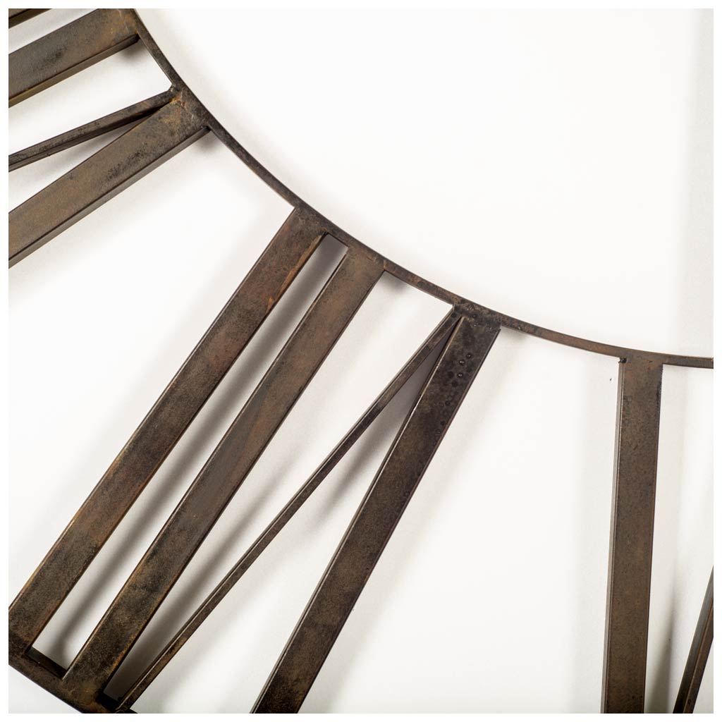 Pender Round Giant Oversized Industrial Wall Clock by Mercana at Eve Furniture