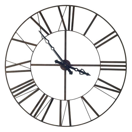 Pender Round Giant Oversized Industrial Wall Clock by Mercana at Eve Furniture
