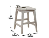 Pendleton 24″ Backless Counter Stool by Steve Silver at Eve Furniture