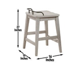 Pendleton Ivory/Honey Oak Counter Height Dining Set by Steve Silver at Eve Furniture