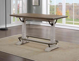 Pendleton Ivory/Honey Oak Counter Height Dining Set by Steve Silver at Eve Furniture