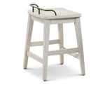 Pendleton Ivory/Honey Oak Counter Height Dining Set by Steve Silver at Eve Furniture