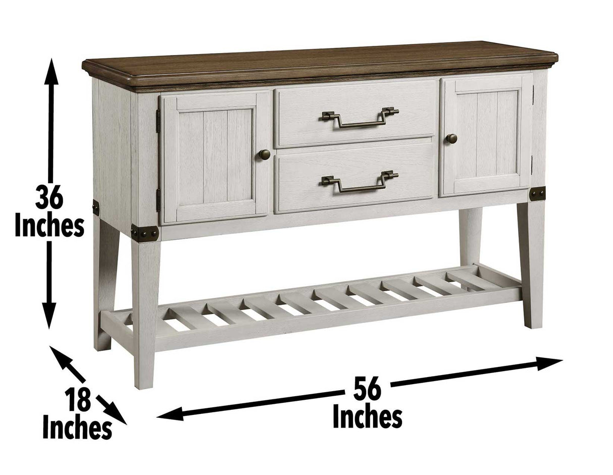 Pendleton Ivory/Honey Oak Counter Height Dining Set by Steve Silver at Eve Furniture