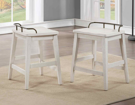 Pendleton Ivory/Honey Oak Counter Height Dining Set by Steve Silver at Eve Furniture