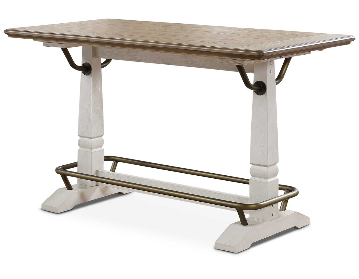 Pendleton Ivory/Honey Oak Counter Height Dining Set by Steve Silver at Eve Furniture