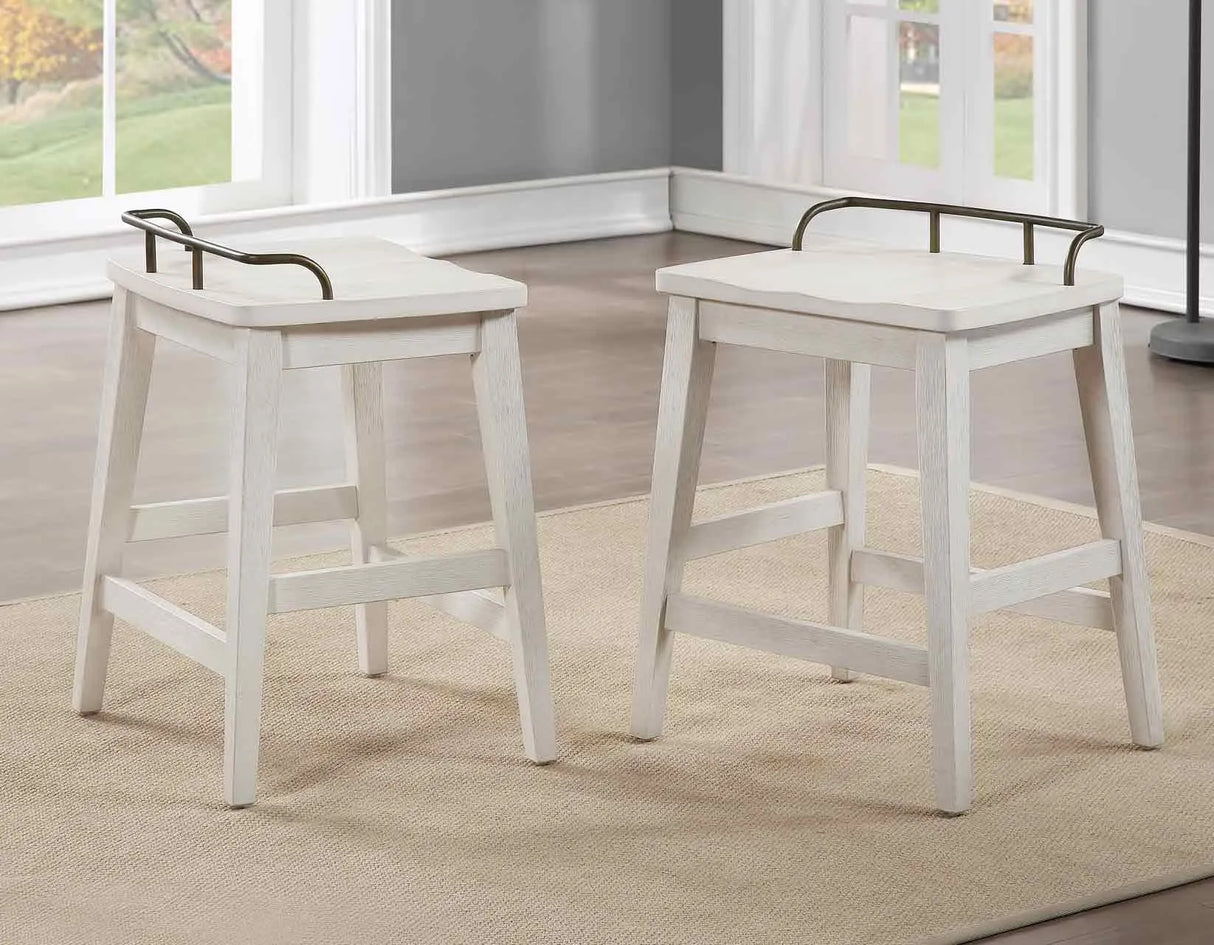 Pendleton 24″ Backless Counter Stool by Steve Silver at Eve Furniture
