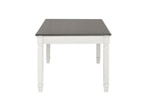 Pendola Rustic White Dining Table by Furniture of America at Eve Furniture