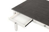 Pendola Rustic White Dining Table by Furniture of America at Eve Furniture