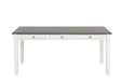Pendola Rustic White Dining Table by Furniture of America at Eve Furniture