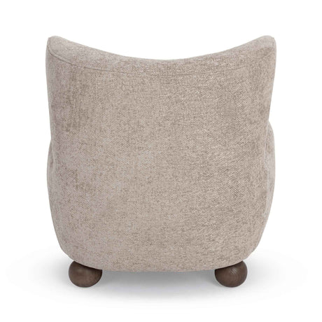 Penelope Accent Chair - Mushroom Taupe by Classic Home at Eve Furniture