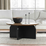Penelope Coffee Table - Natural Brown/Black by Classic Home at Eve Furniture