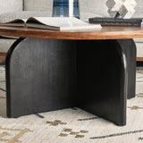 Penelope Coffee Table - Natural Brown/Black by Classic Home at Eve Furniture