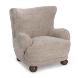 Penelope Mushroom Taupe Accent Chair by Classic Home at Eve Furniture