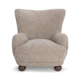 Penelope Mushroom Taupe Accent Chair by Classic Home at Eve Furniture