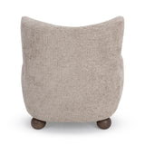 Penelope Mushroom Taupe Accent Chair by Classic Home at Eve Furniture