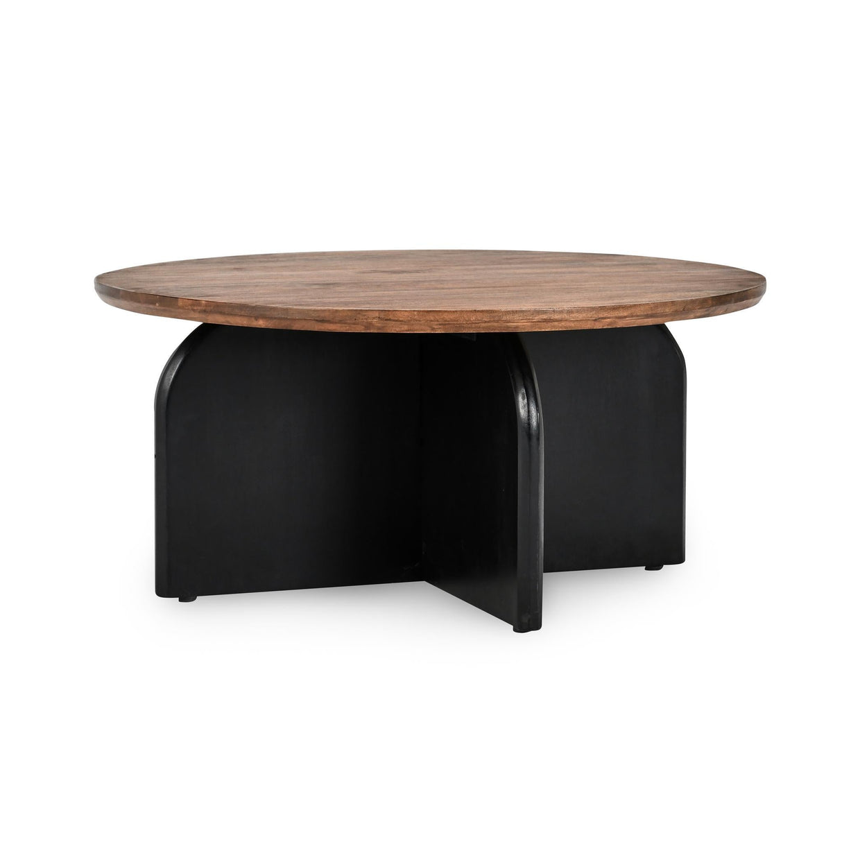 Penelope Natural Brown/Black Coffee Table by Classic Home at Eve Furniture