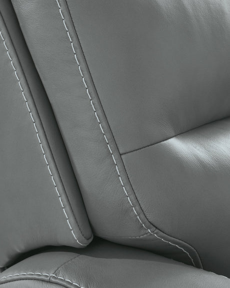 Pennacle Pier Tideon Power Recliner by Ashley at Eve Furniture