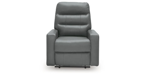 Pennacle Pier Tideon Power Recliner by Ashley at Eve Furniture