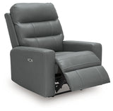 Pennacle Pier Tideon Power Recliner by Ashley at Eve Furniture